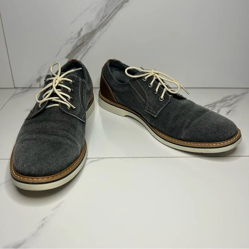 Nunn Bush Gray and Brown Oxfords Size 10